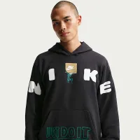 Nike Sportswear Club мужские Fleece Толстовка с капюшоном цвет черный