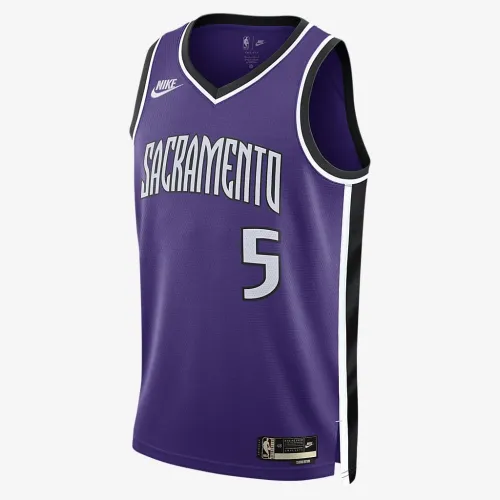 De'Aaron Fox Sacramento Kings 2024/25 Hardwood Classics чоловічі Nike Dri-FIT NBA Swingman Jersey колір фіолетовий
