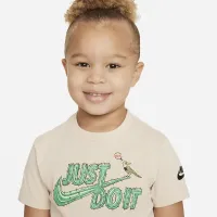 Nike Toddler оверсайз Graphic футболка цвет коричневый