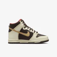 Nike Dunk High Big Kids' обовь Brown