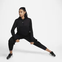 Nike Therma-FIT One женская Pullover Толстовка с капюшоном цвет черный
