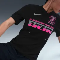 Nike After Dark Tour женская Dri-FIT Graphic Running Jersey цвет черный