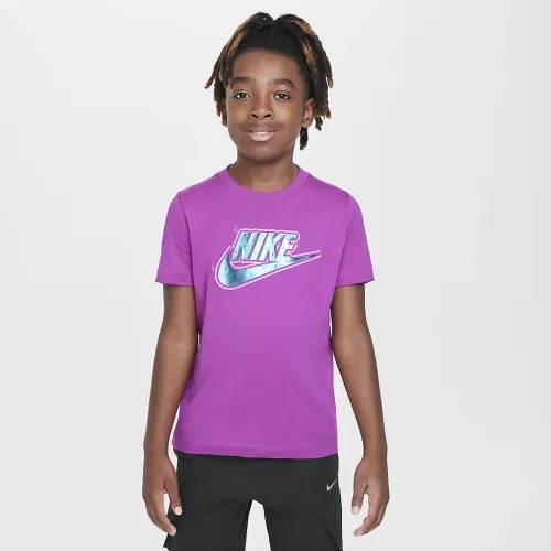 Nike Sportswear Big дитячі футболка колір фіолетовий