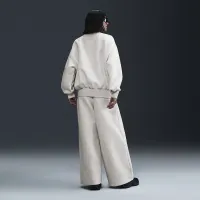 Nike Sportswear Tech Fleece женская оверсайз Crew-Neck свитшот цвет серый