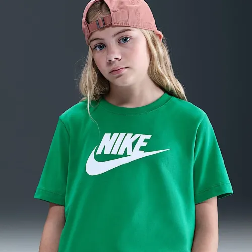 Nike Sportswear Big детские футболка цвет зеленый