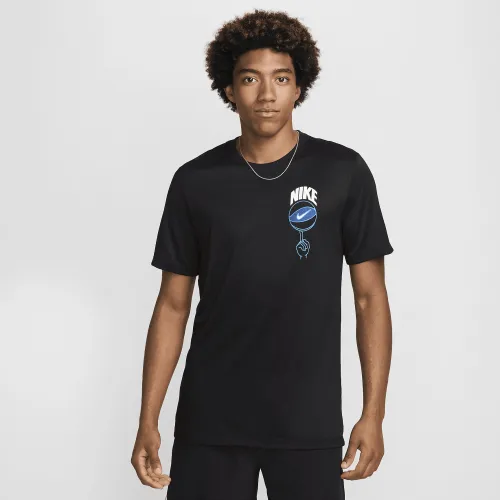 Nike мужские Dri-FIT баскетбольные футболка цвет черный