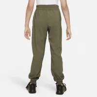 Nike Dri-FIT One Big дитячі (Girls') Woven тренувальні Pants колір зелений