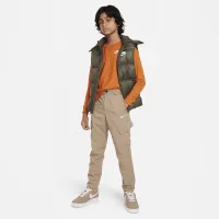 Nike Outdoor Play Big дитячі Woven Cargo Pants колір коричневий