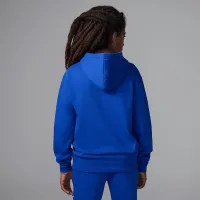 Nike Jordan Big дитячі Baseline Pullover Толстовка з капюшоном блакитний