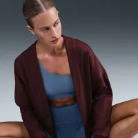 Nike Zenvy женская Dri-FIT оверсайз Cardigan цвет красный