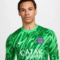 Paris Saint-Germain 2024/25 Stadium Goalkeeper чоловічі Nike Dri-FIT Soccer Replica Long-Sleeve Jersey колір зелений