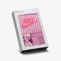 Nike Baby Swoosh Stripe 3-Piece Bodysuit набор Pink