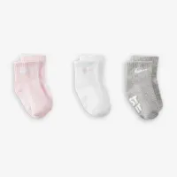 Nike Verbiage Gripper шкарпетки (3 пар) Baby шкарпетки Pink