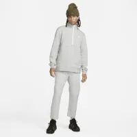 Nike Sportswear Club мужские Brushed-Back 1/2-Zip Pullover цвет серый
