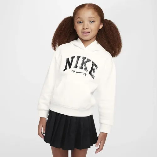 Nike Swoosh Spirit Little детские Pullover Толстовка с капюшоном цвет белый
