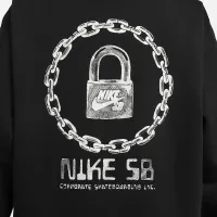Nike SB Fleece Pullover Skate Толстовка з капюшоном колір чорний