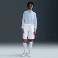 Nike Sportswear Phoenix Fleece жіноча 1/4-Zip Cropped світшот блакитний