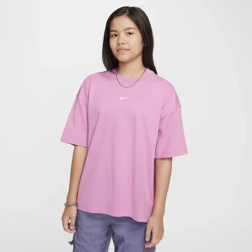 Nike Sportswear Big дитячі (Girls') оверсайз футболка Pink