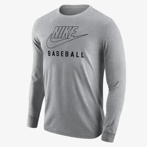 Nike Swoosh чоловічі Baseball Long-Sleeve футболка колір сірий