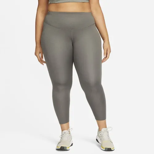 Nike Therma-FIT One женская Mid-Rise лосины (большие размеры) цвет серый