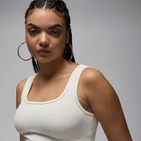 Nike Jordan жіноча Cropped Tank Top колір білий