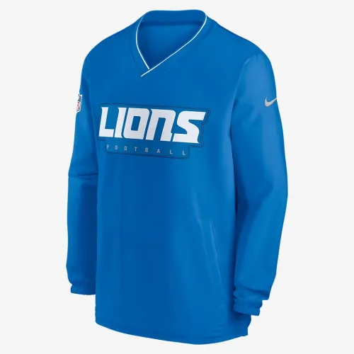 Detroit Lions Sideline чоловічі Nike NFL Long-Sleeve Вітровка блакитний