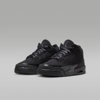 Nike Air Jordan 3 Retro Big детские Кроссовки цвет черный
