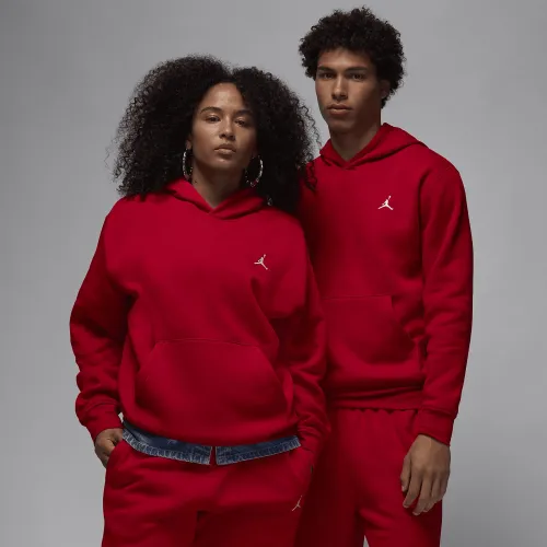Nike Jordan Brooklyn Fleece чоловічі Pullover Толстовка з капюшоном колір червоний