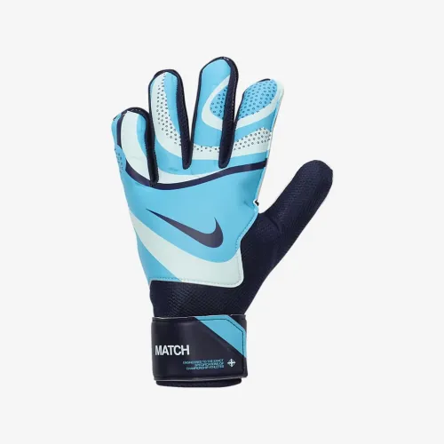 Nike Match Soccer Goalkeeper Gloves блакитний