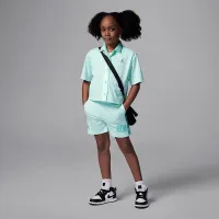Nike Jordan Dri-FIT тренувальні Camp Little дитячі Jumpman Mesh Top блакитний