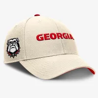 Georgia Bulldogs Primetime Rise мужские Nike College Adjustable Hat цвет коричневый