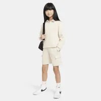 Nike Sportswear Club Fleece Big детские Cargo шорты цвет коричневый