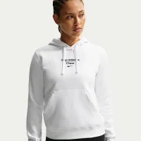Nike женская Cheer Pullover Толстовка с капюшоном цвет белый