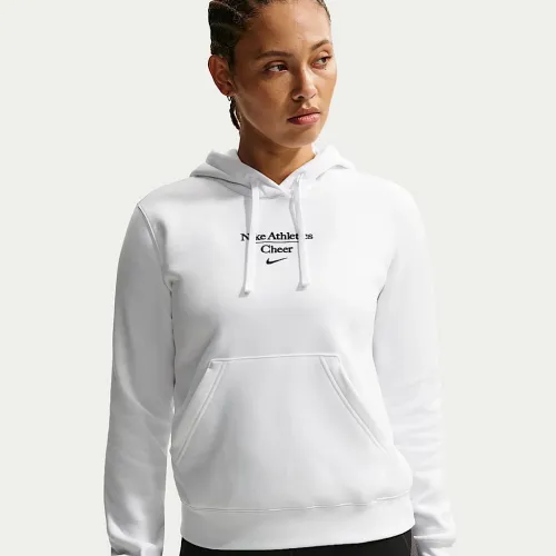 Nike женская Cheer Pullover Толстовка с капюшоном цвет белый