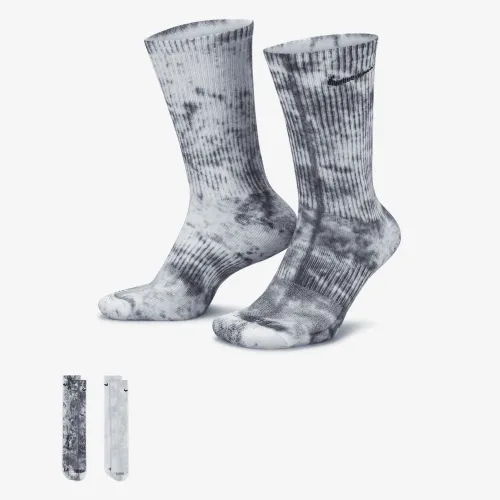 Nike Everyday Plus Cushioned Tie-Dye Crew Socks (2 Pairs) Multi-Color