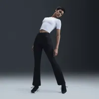 Nike Zenvy Rib женская Dri-FIT Short-Sleeve Top цвет белый