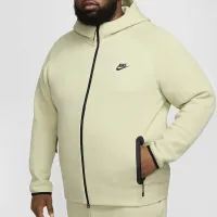 Nike Sportswear Tech Fleece Windrunner мужские Full-Zip Толстовка с капюшоном цвет зеленый