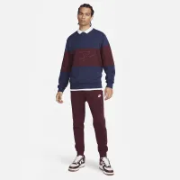 Nike Club мужские French Terry Color-Blocked Crew синий