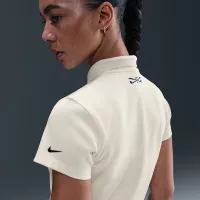 Nike женская Short-Sleeve для гольфа Polo цвет белый
