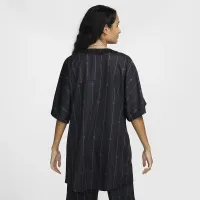 Nike Serena Williams Design Crew жіноча Short-Sleeve Baseball Top колір чорний