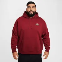 Nike Sportswear Club Fleece Толстовка с капюшоном цвет красный