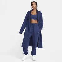 Nike Sportswear Modern Fleece женская оверсайз French Terry Duster синий