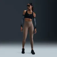 Nike Swift жіноча З високою талією 7/8 Running лосіни з кишенямиколір коричневий