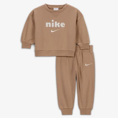 Nike Cozy Comfort Baby (12-24M) 2-Piece Crew набор цвет коричневый