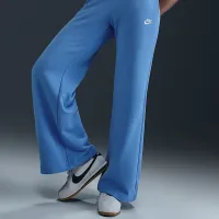 Nike Sportswear Club Fleece женская Mid-Rise Wide-Leg Sweatpants синий