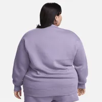 Nike Sportswear Phoenix Fleece жіноча оверсайз Crew-Neck світшот (великі розміри) колір фіолетовий