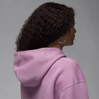 Nike Jordan Brooklyn Fleece жіноча Pullover Толстовка з капюшоном колір фіолетовий