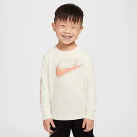 Nike Powder Play Toddler Long Sleeve футболка колір білий