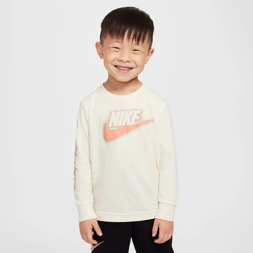 Nike Powder Play Toddler Long Sleeve футболка цвет белый