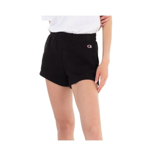 Шорты Champion High Waist C Logo 114926-KK001 - Черные
